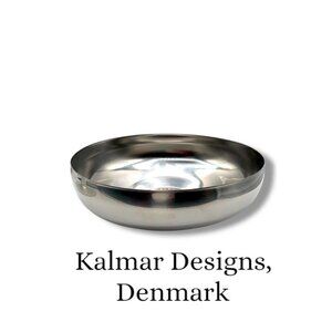 Scandinavian Bowl Kalmar Designs Danish Modern Mid Century Stainless Steel